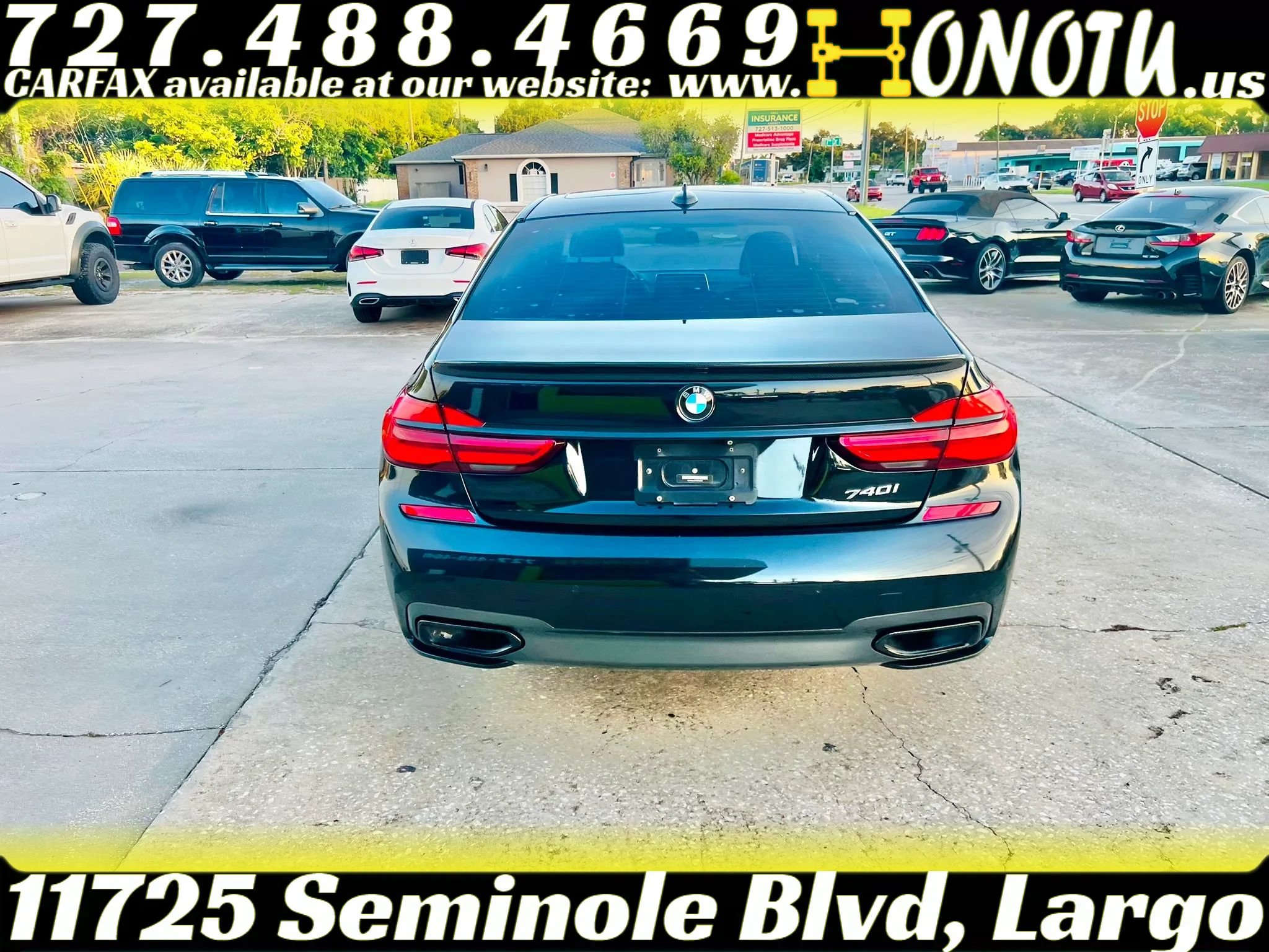 Used 2019 BMW 740i w/ M Sport Package RWD image 6