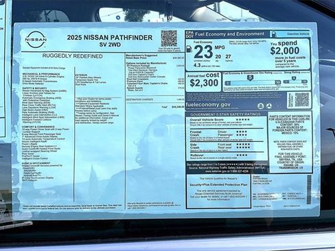 New 2025 Nissan Pathfinder SV image 13