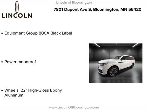 New 2025 Lincoln Navigator L Black Label image 4