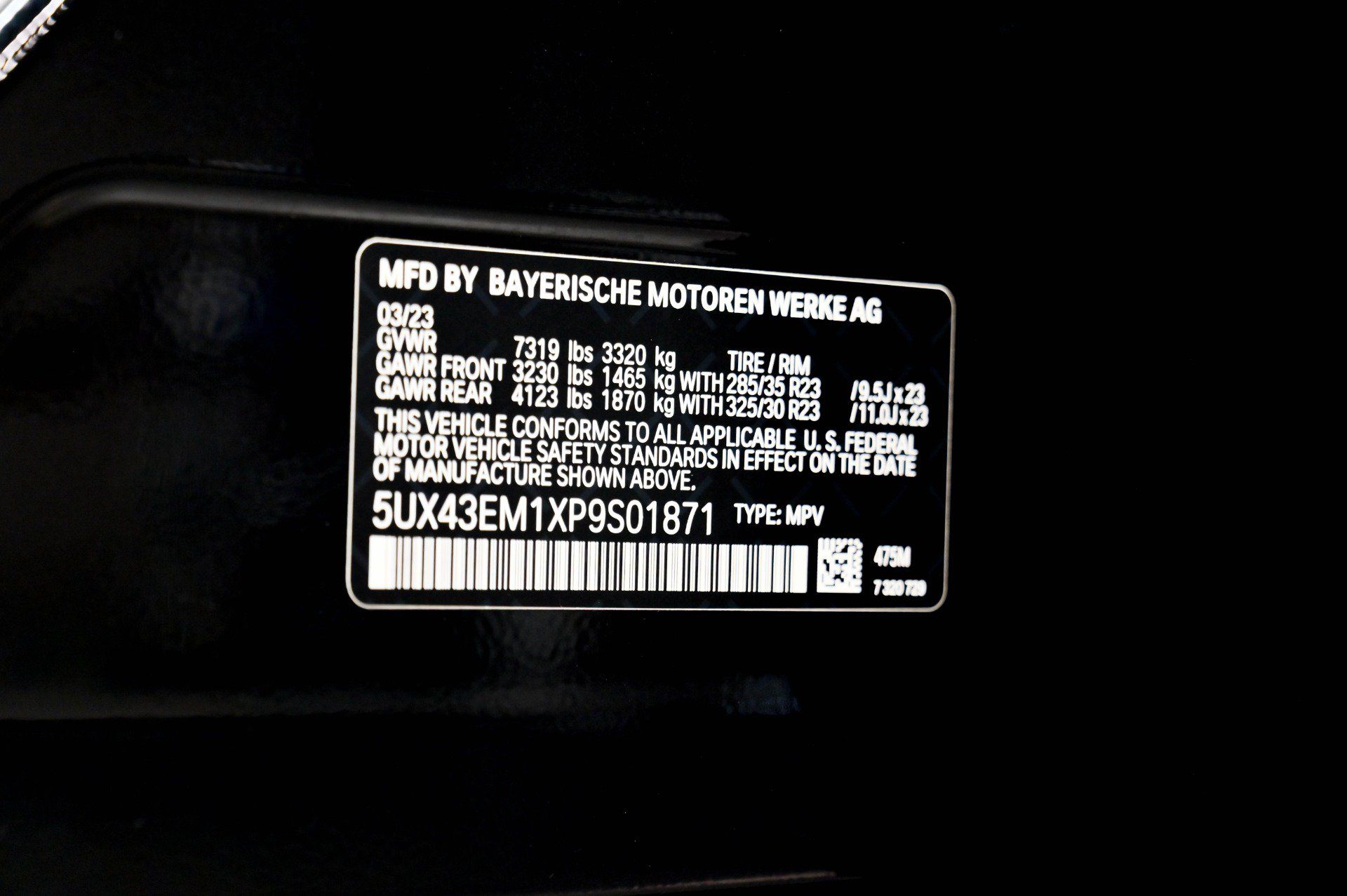 Used 2023 BMW ALPINA XB7 AWD/4WD image 87