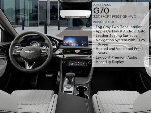 New 2026 Genesis G70 3.3T Sport Prestige image 17