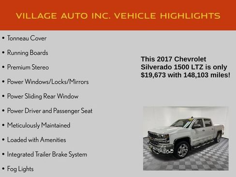 Used 2017 Chevrolet Silverado 1500 LTZ w/ Sport Package image 14