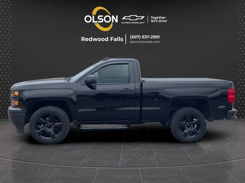 Used 2015 Chevrolet Silverado 1500 W/T w/ Black Out Edition AWD/4WD image 2