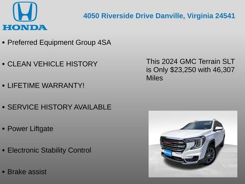 Used 2024 GMC Terrain SLT AWD/4WD image 7