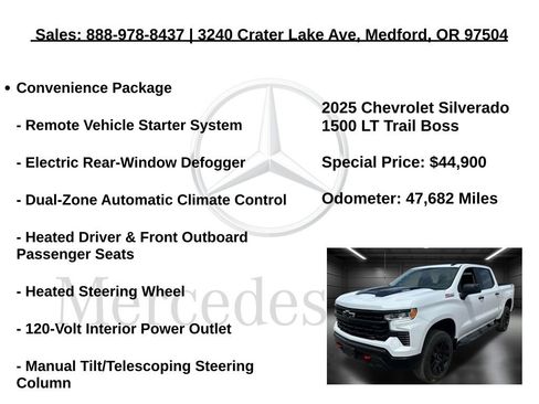 Used 2025 Chevrolet Silverado 1500 LT Trail Boss w/ Protection Package image 18