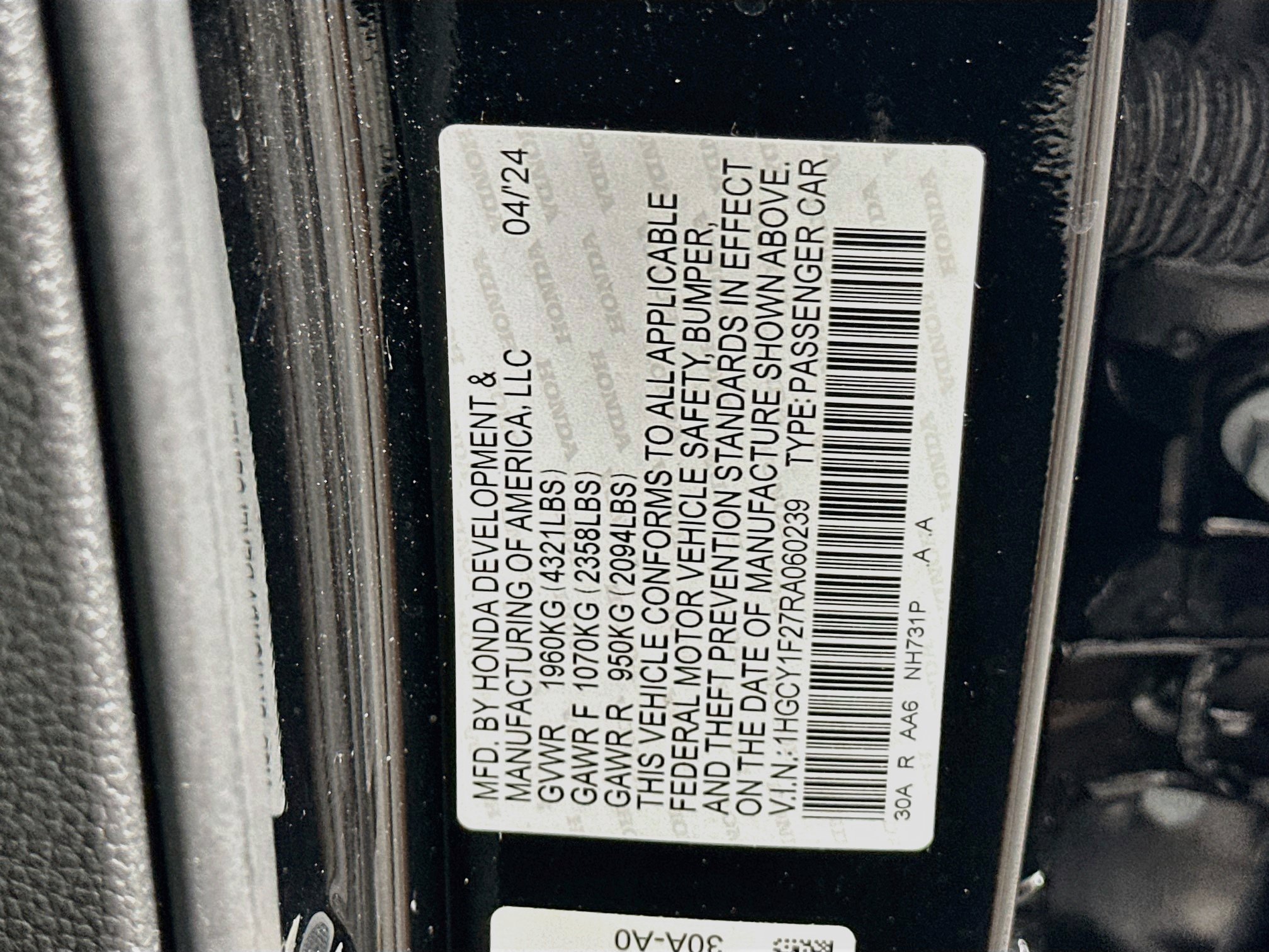 Used 2024 Honda Accord LX image 12