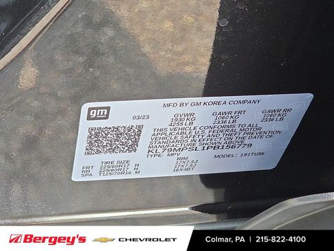 Certified 2023 Chevrolet TrailBlazer LT w/ Convenience Package FWD image 29