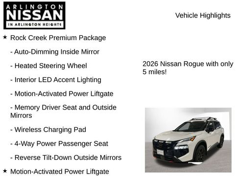 New 2026 Nissan Rogue Rock Creek w/ Rock Creek Premium Package image 8