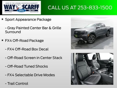 New 2025 Ford Ranger Lariat w/ FX4 Off-Road Package image 12