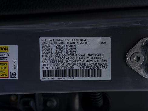 Certified 2026 Honda Civic Sport Touring image 45