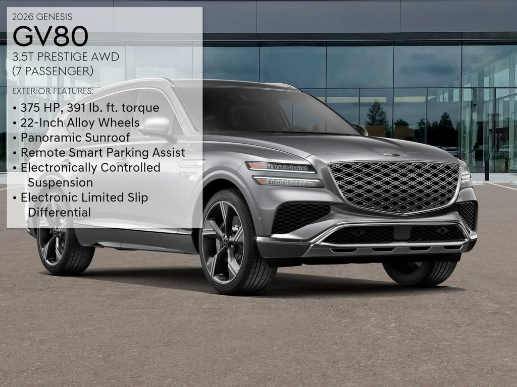 New 2026 Genesis GV80 3.5T Prestige AWD/4WD image 3