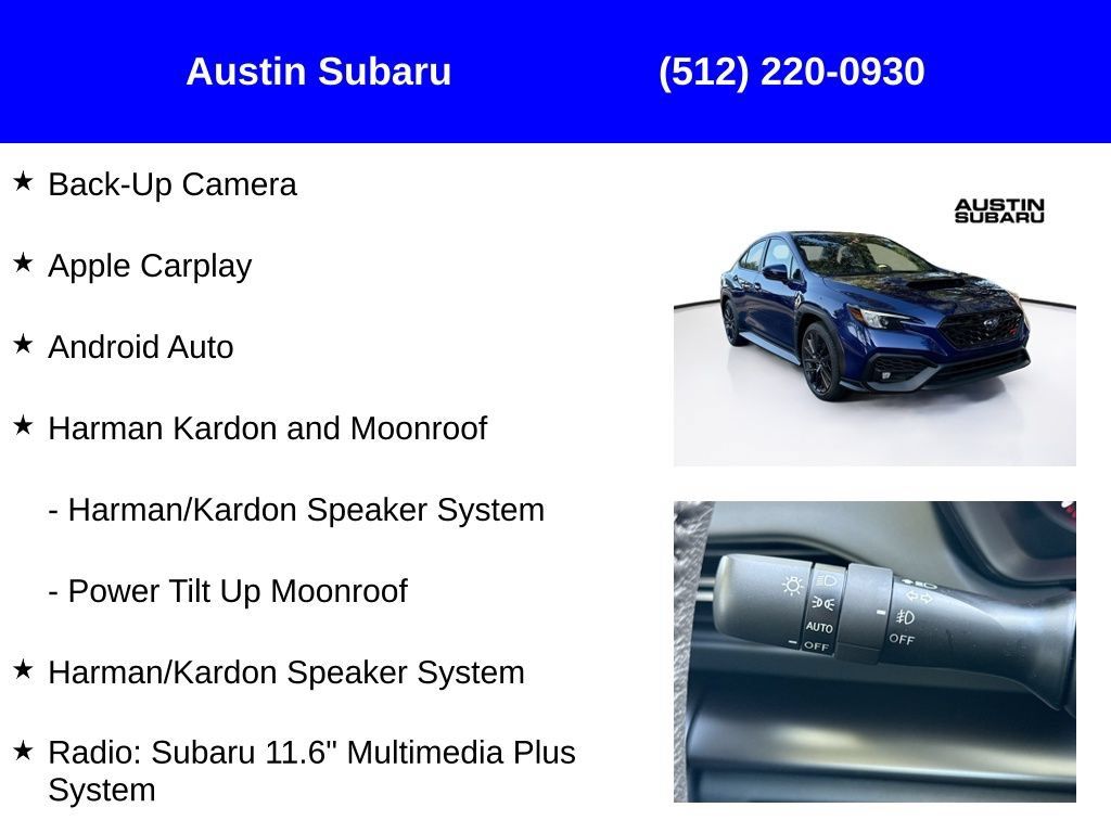New 2026 Subaru WRX Premium AWD/4WD image 9