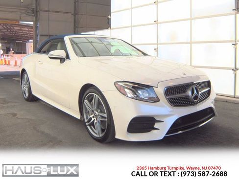 Used 2018 Mercedes-Benz E 400 4MATIC Cabriolet w/ Premium 2 Package (Q02) image 1