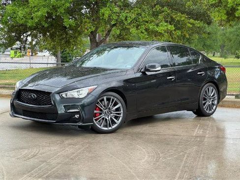 Certified 2024 INFINITI Q50 Red Sport 400 w/ Black Opal Edition image 1