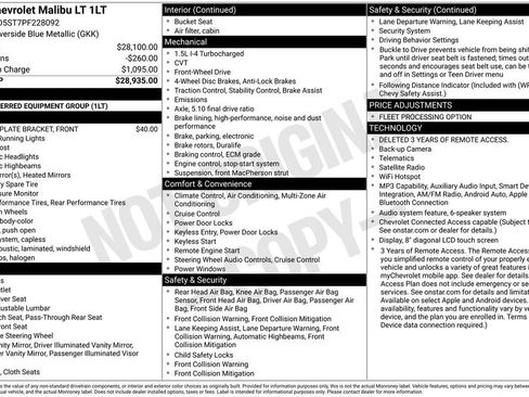 Used 2023 Chevrolet Malibu LT FWD image 3