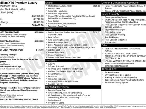 Used 2024 Cadillac XT6 Premium Luxury w/ Technology Package image 39