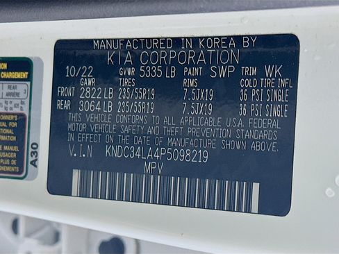 Used 2023 Kia EV6 Wind w/ Wind Technology Package image 12