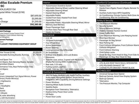 Used 2018 Cadillac Escalade Premium Luxury image 40