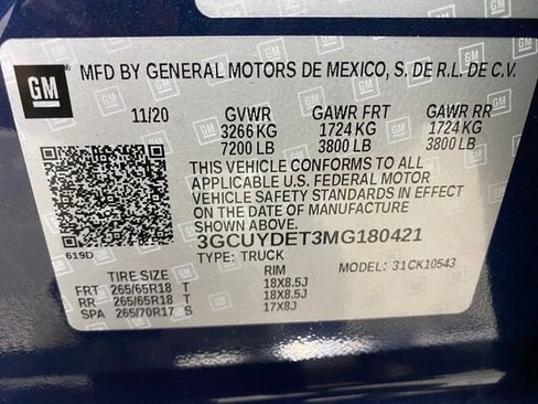 Certified 2021 Chevrolet Silverado 1500 LT w/ Bed Protection Package image 30