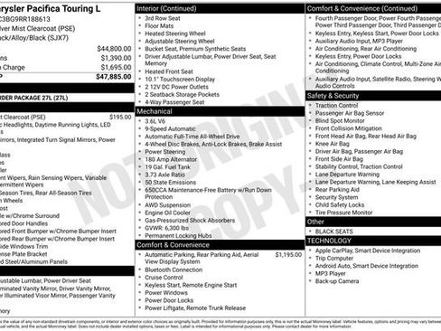 Used 2024 Chrysler Pacifica Touring-L AWD/4WD image 46