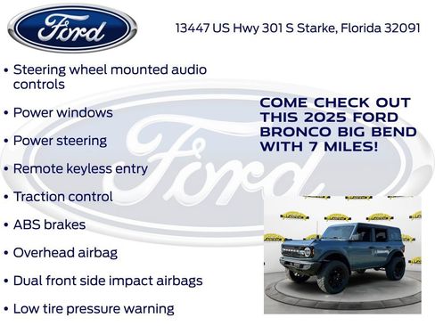 New 2025 Ford Bronco Big Bend image 20