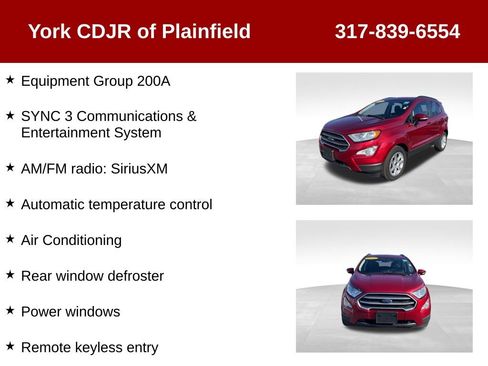 Used 2021 Ford EcoSport SE image 6