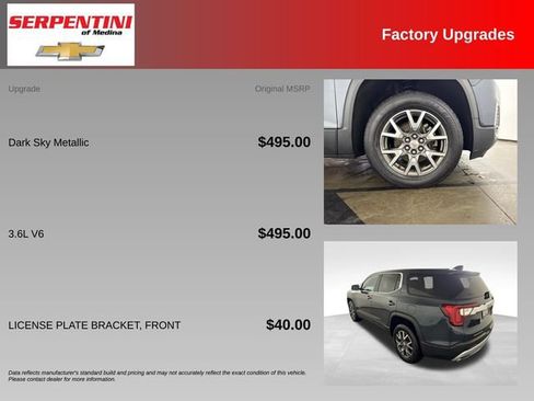 Used 2020 GMC Acadia SLE AWD/4WD image 5
