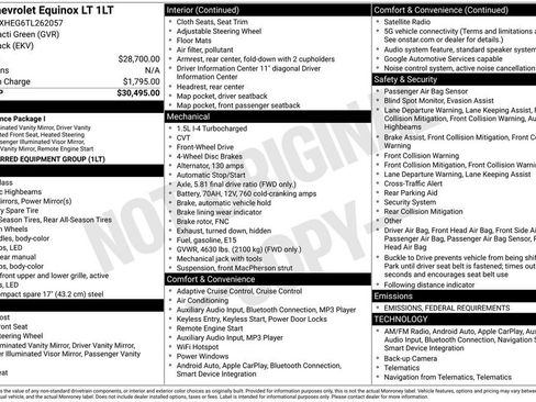 Used 2026 Chevrolet Equinox LT image 27
