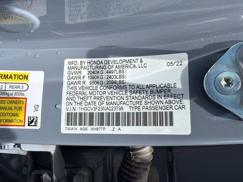 Used 2022 Honda Accord Sport image 21
