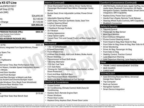 Used 2023 Kia K5 GT-Line w/ GT-Line Premium Package FWD image 34