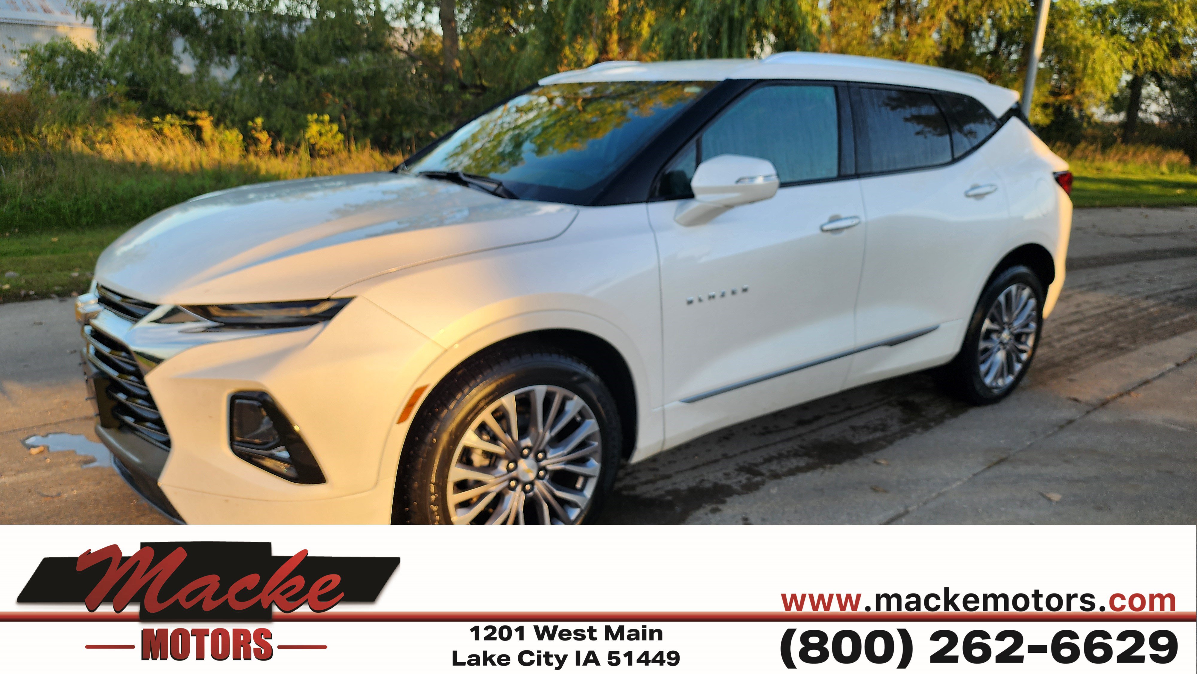 Certified 2021 Chevrolet Blazer Premier w/ Driver Confidence II Package AWD/4WD image 1