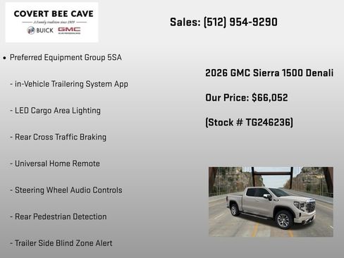 New 2026 GMC Sierra 1500 Denali w/ Technology Package AWD/4WD image 35