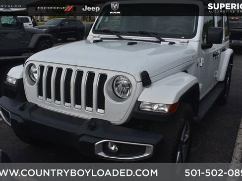 Used 2021 Jeep Wrangler Unlimited Sahara w/ Safety Group AWD/4WD image 1