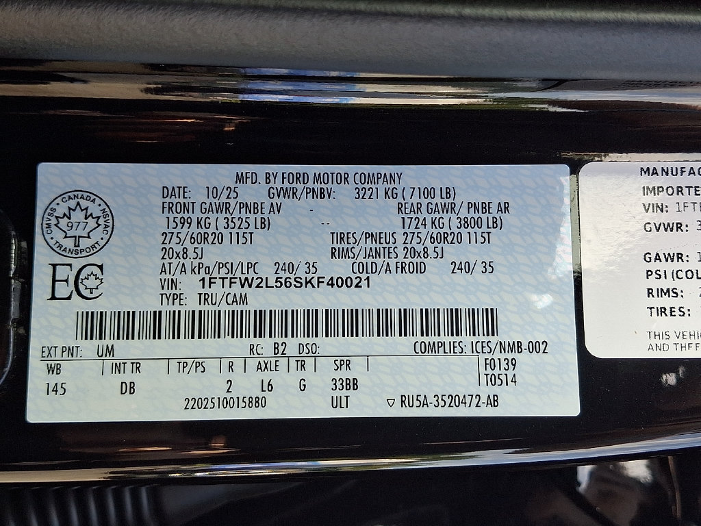 Used 2025 Ford F150 STX w/ STX Black Appearance Package AWD/4WD image 25
