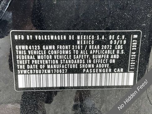 Used 2019 Volkswagen Jetta S FWD image 24