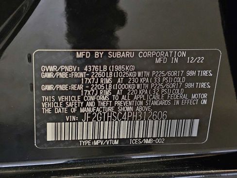 Used 2023 Subaru Crosstrek 2.5i Sport image 41