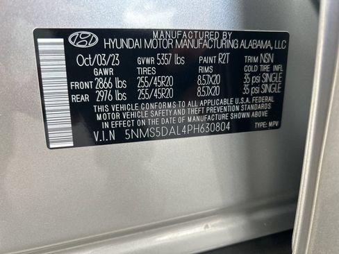 Used 2023 Hyundai Santa Fe Calligraphy AWD/4WD image 50