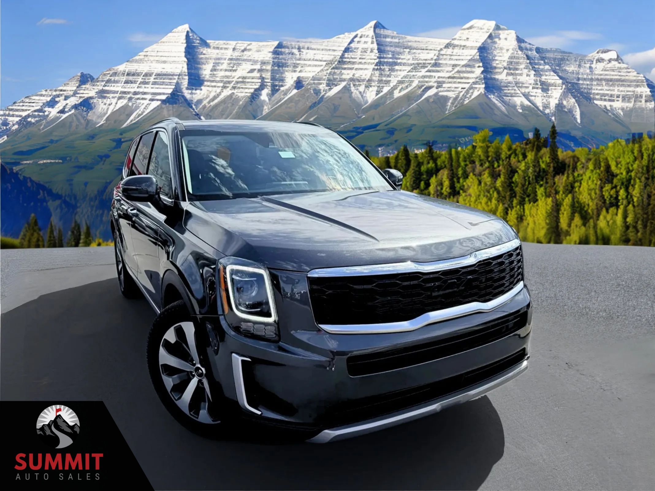 Used 2020 Kia Telluride S w/ S 8 Passenger Seating Package AWD/4WD image 1
