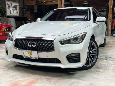 Used 2015 INFINITI Q50 AWD w/ Deluxe Touring Package image 1