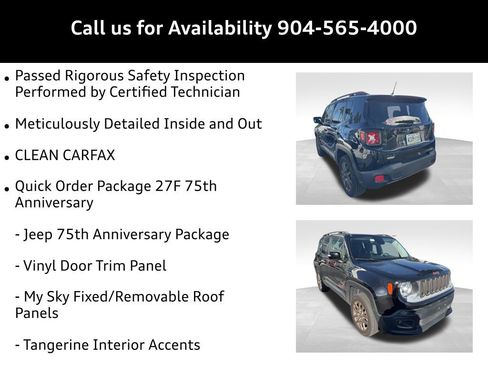 Used 2016 Jeep Renegade 75th Anniversary image 9
