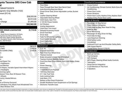 Used 2023 Toyota Tacoma SR5 AWD/4WD image 29