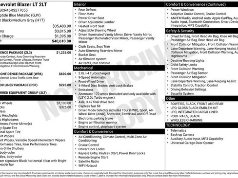Used 2024 Chevrolet Blazer LT w/ Convenience Package FWD image 11