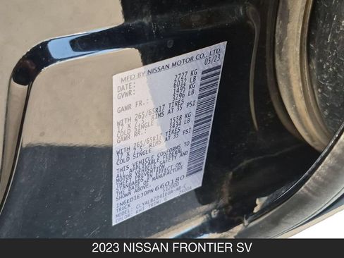 Used 2023 Nissan Frontier SV w/ Technology Package RWD image 25