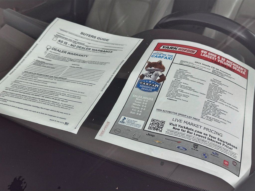 Certified 2021 MAZDA CX-30 AWD 2.5 S w/ Premium Package image 12