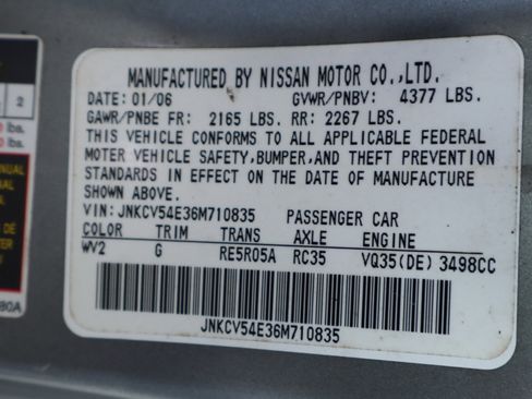 Used 2006 INFINITI G35 Coupe image 45