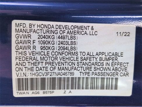 Used 2022 Honda Accord Sport image 23