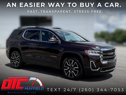 Used 2021 GMC Acadia SLT w/ LPO, Black Accent Package FWD image 1