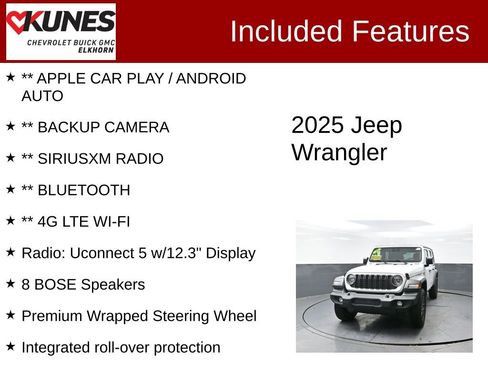 Used 2025 Jeep Wrangler Unlimited Sport AWD/4WD image 2
