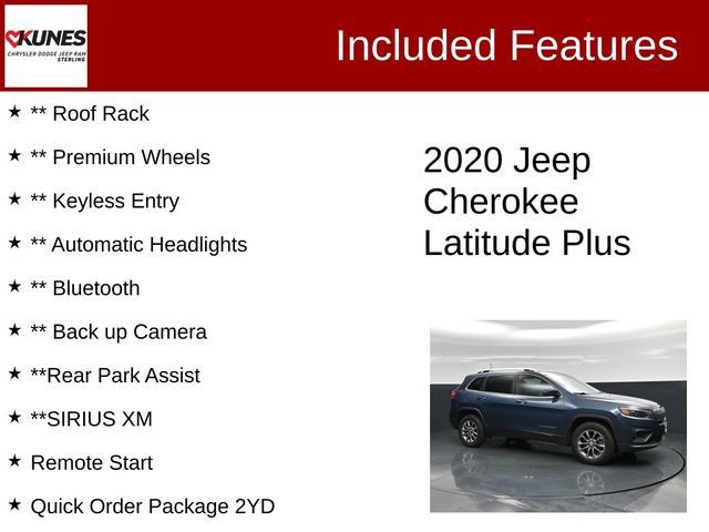 Used 2020 Jeep Cherokee Latitude Plus w/ Cold Weather Group AWD/4WD image 3