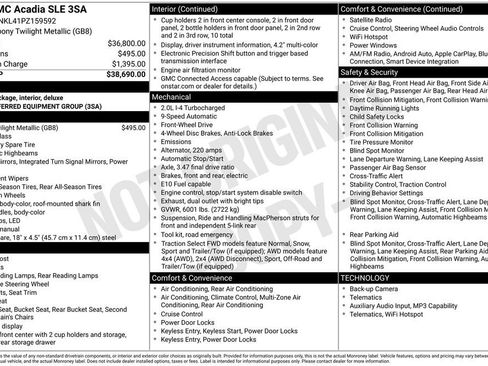 Used 2023 GMC Acadia SLE FWD image 11